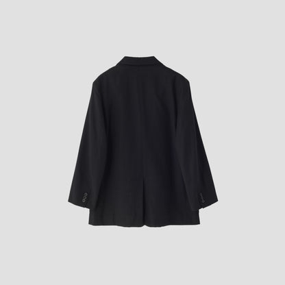 WHIPCORD WOOL COTTON JACKET