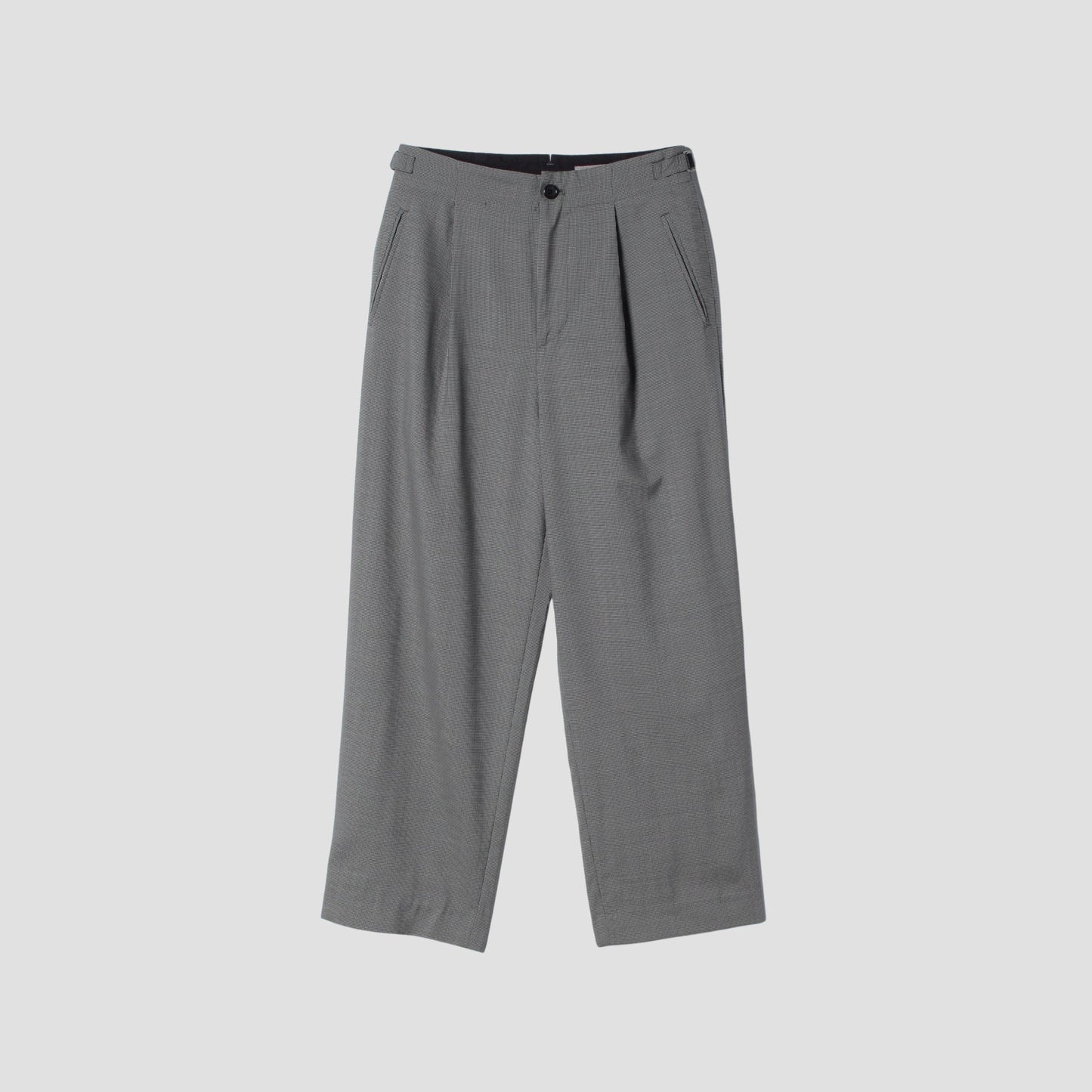 FINE WOOL POPLIN TROUSERS