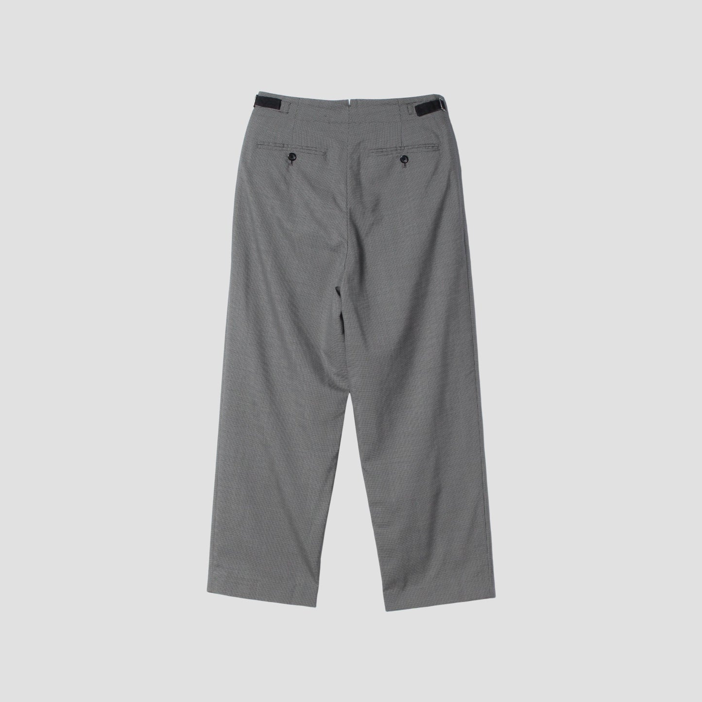 FINE WOOL POPLIN TROUSERS