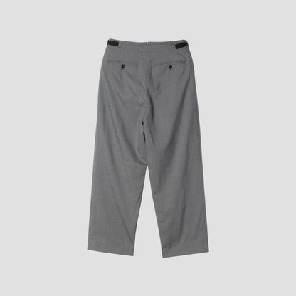 FINE WOOL POPLIN TROUSERS