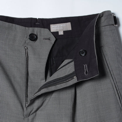 FINE WOOL POPLIN TROUSERS