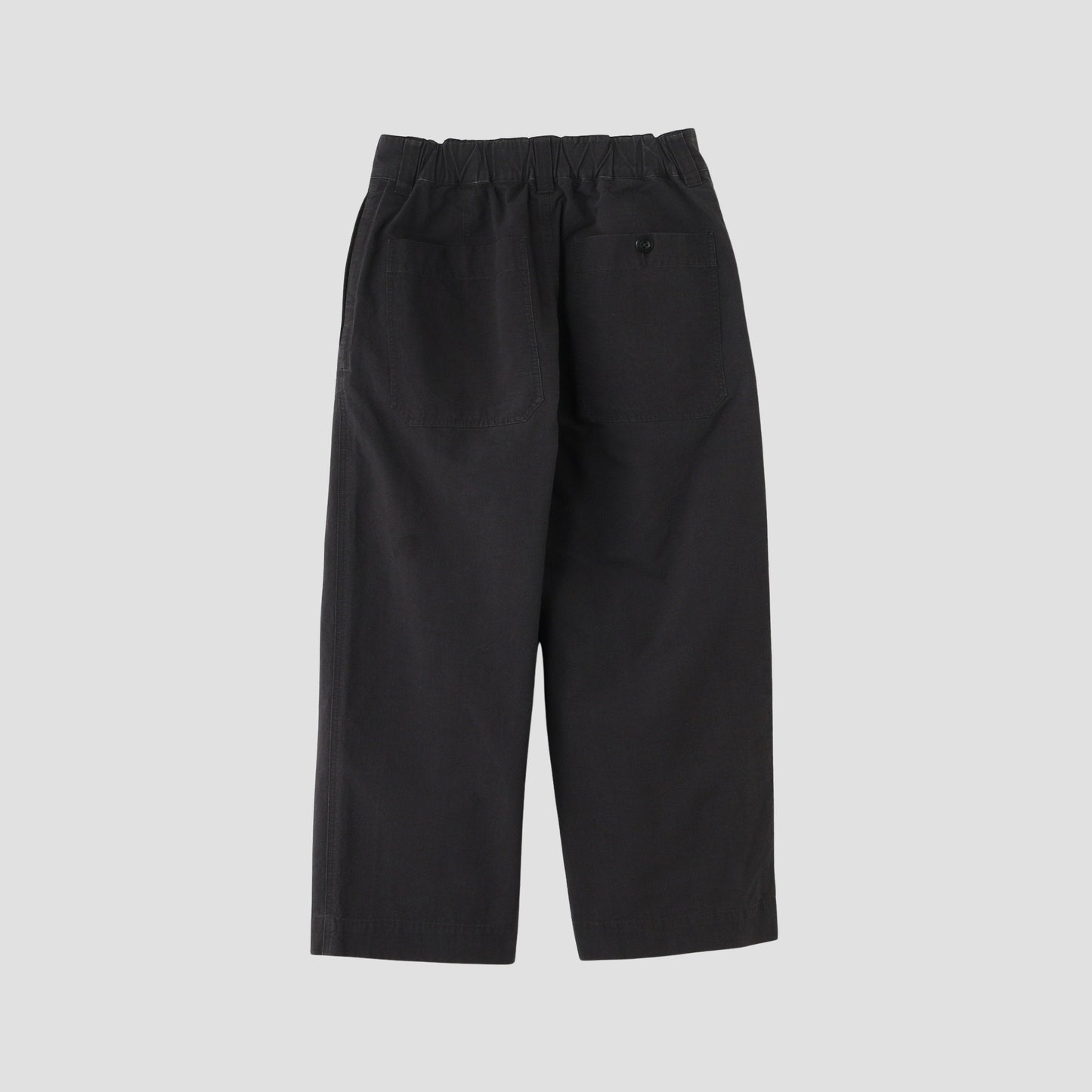 COTTON PLAIN WEAVE TROUSERS