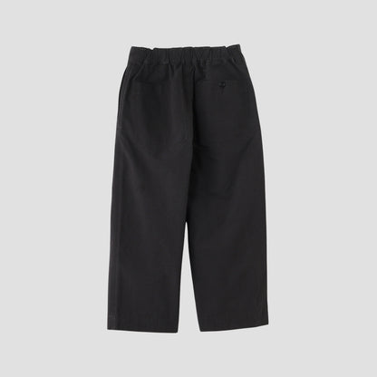 COTTON PLAIN WEAVE TROUSERS