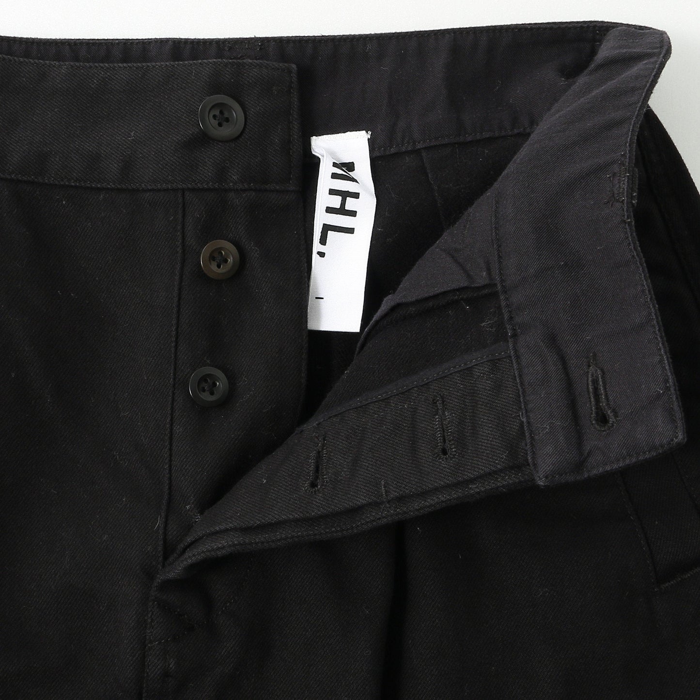 BRUSHED BACK COTTON TWILL SKIRT