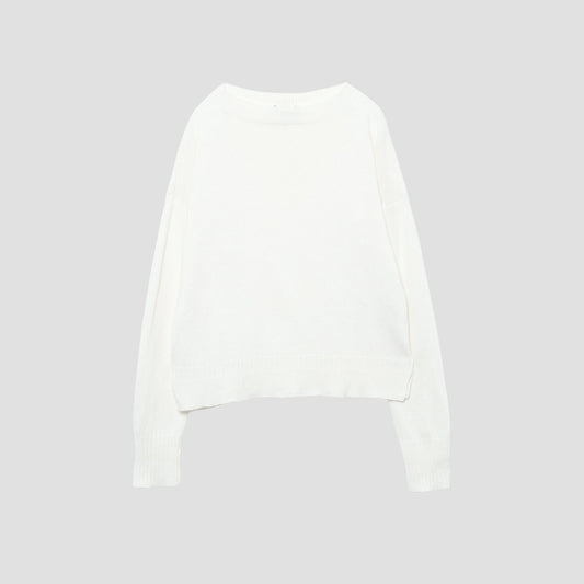 BOAT NECK GUERNSEY KNIT
