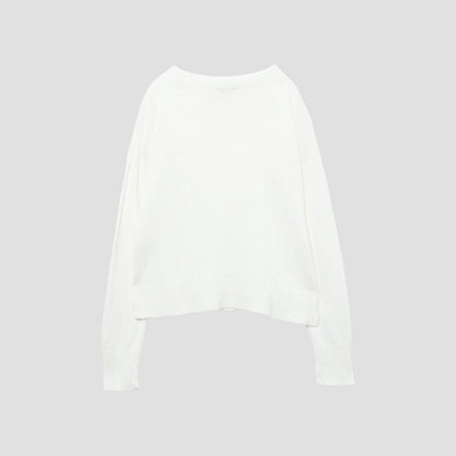 BOAT NECK GUERNSEY KNIT