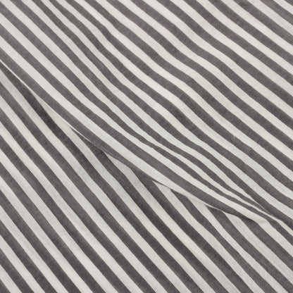 BOLD STRIPE COTTON SILK SHIRT
