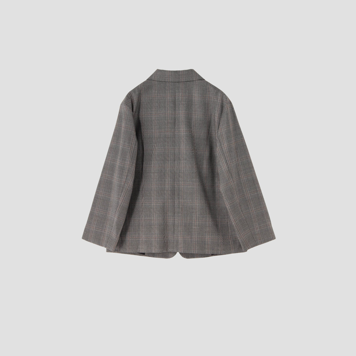 OVERCHECK WOOL JACKET