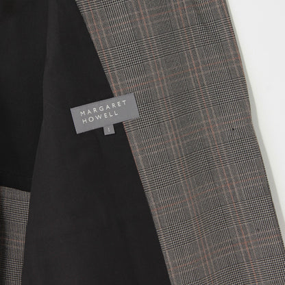 OVERCHECK WOOL JACKET
