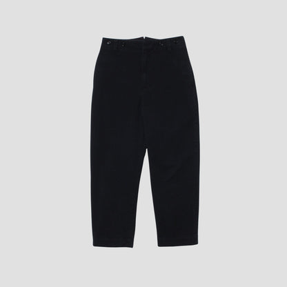 DENSE COTTON TWILL TROUSERS