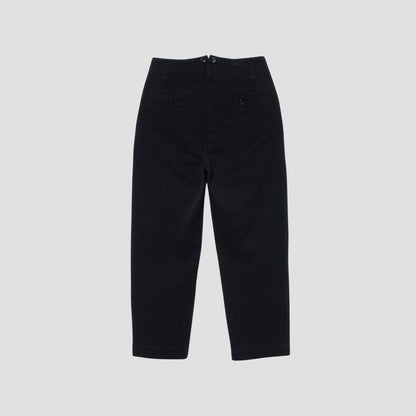 DENSE COTTON TWILL TROUSERS