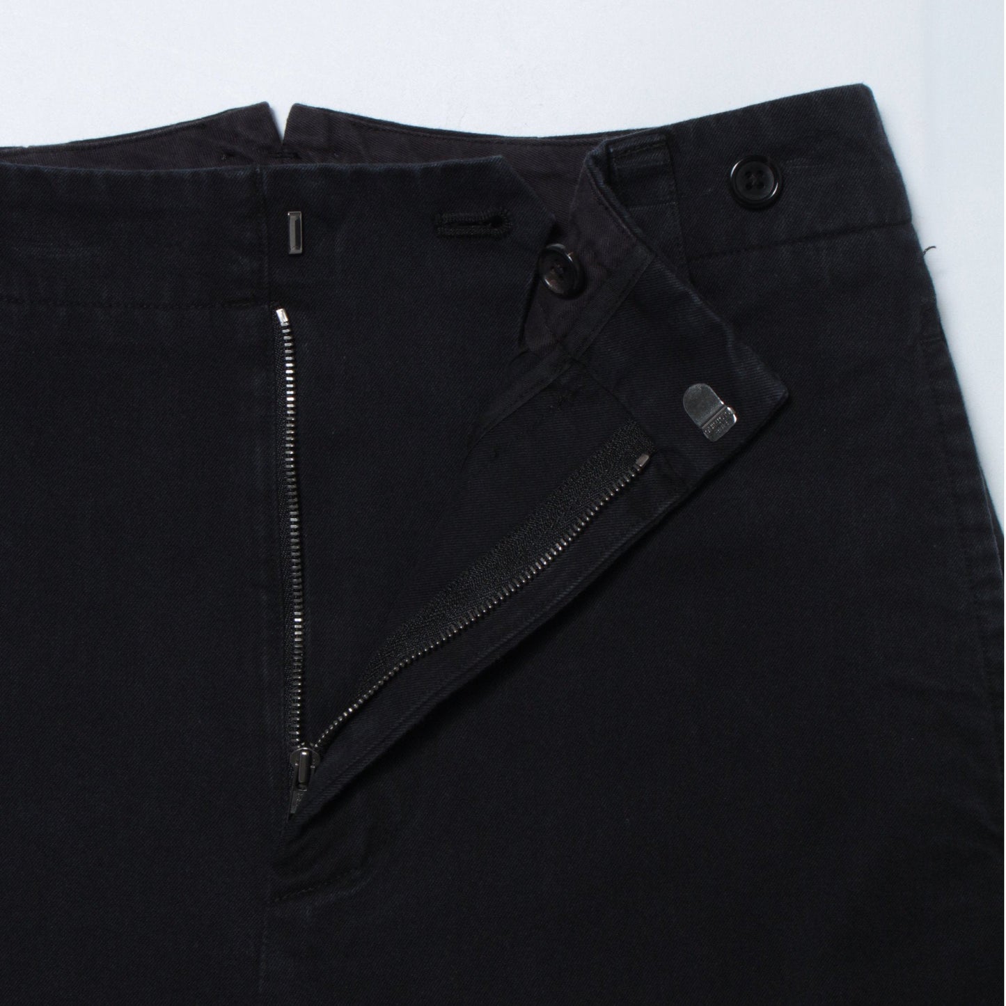 DENSE COTTON TWILL TROUSERS