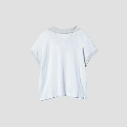 LINEN JERSEY POLO