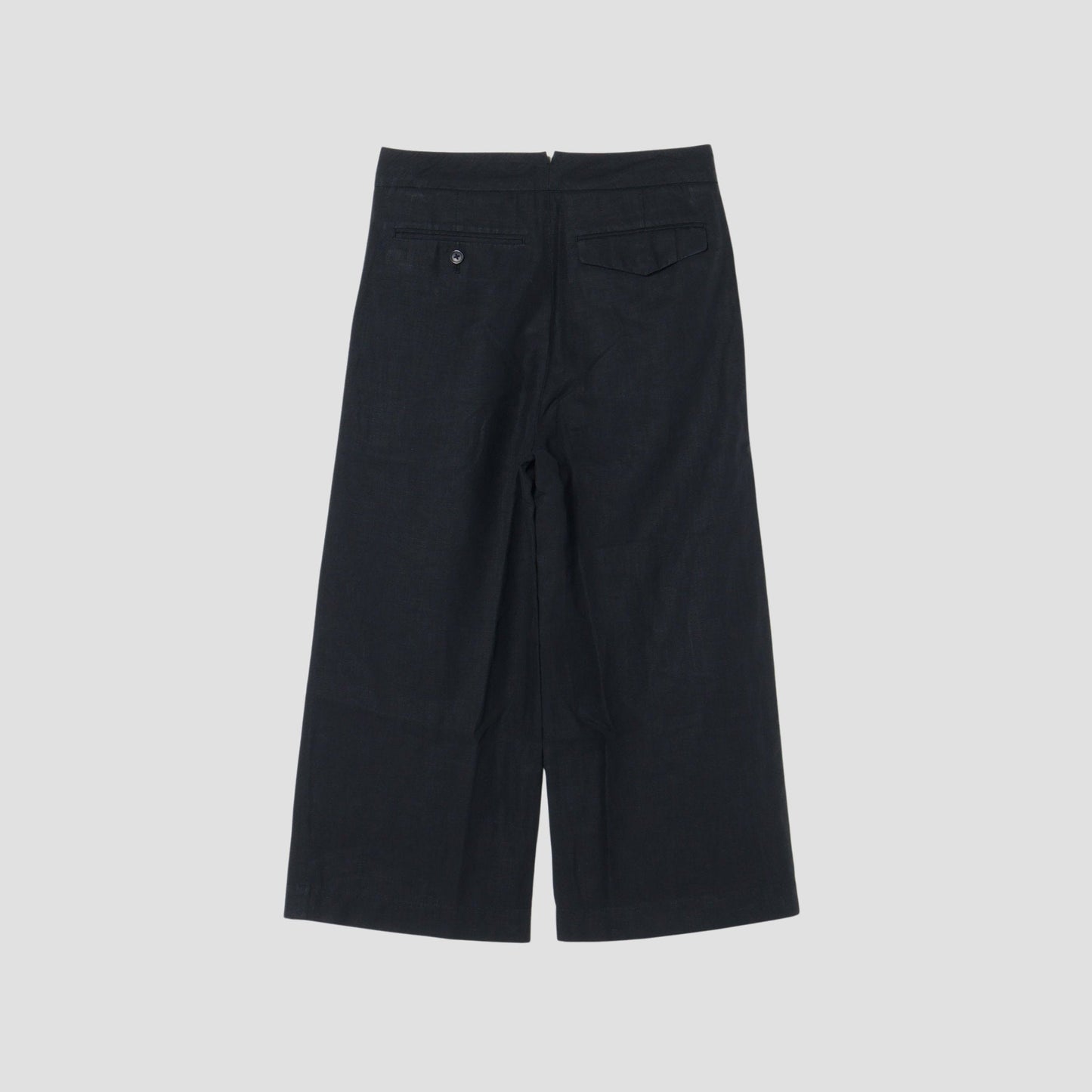 HIGH DENSE LINEN TROUSERS
