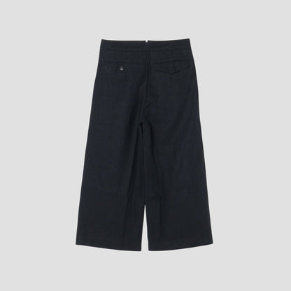HIGH DENSE LINEN TROUSERS