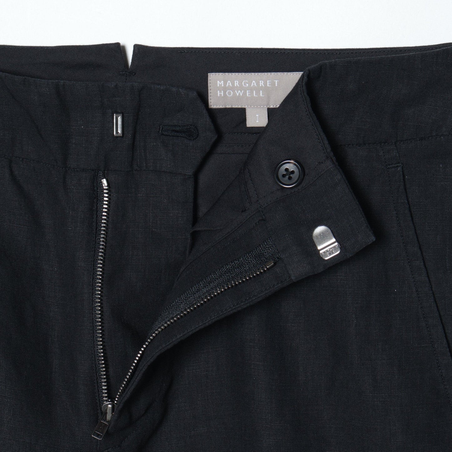 HIGH DENSE LINEN TROUSERS