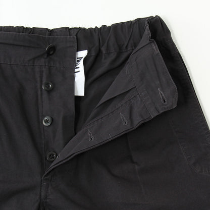 FINE COMPACT COTTON POPLIN TROUSERS