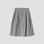 YARN DYE COTTON SHIRTING SKIRT