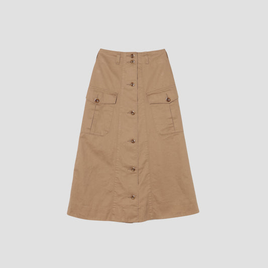 JAPANESE COTTON LINEN DRILL SKIRT