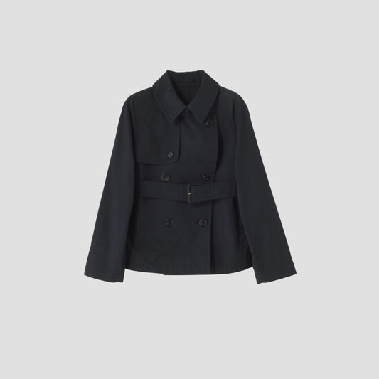 COMPACT COTTON TWILL COAT
