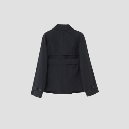 COMPACT COTTON TWILL COAT