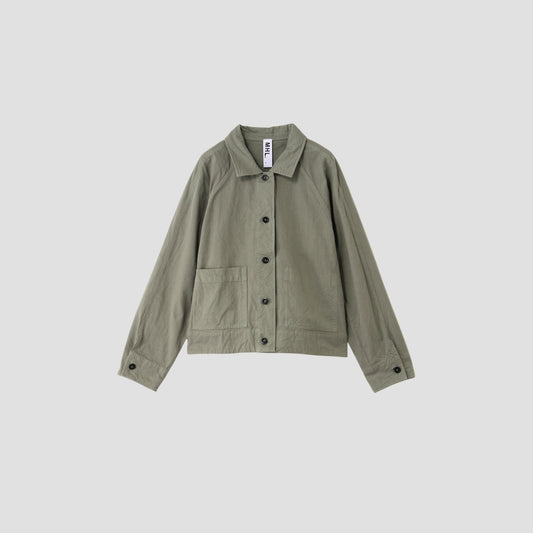 UPCYCLING COTTON TWILL BLOUSON