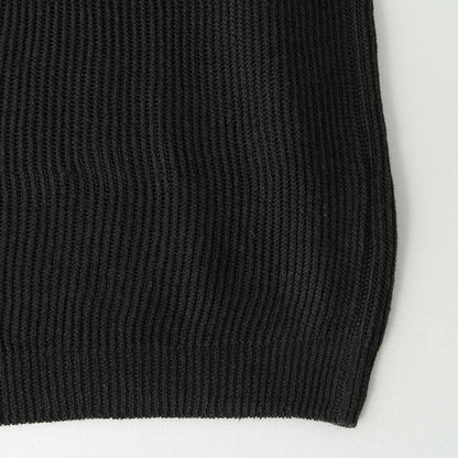 RIBBED LINEN KNIT