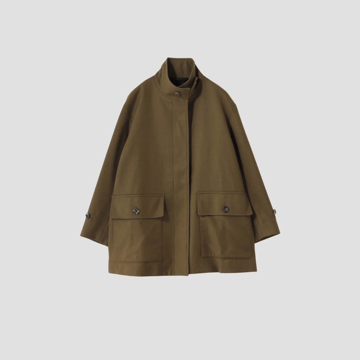 MILLED SERGE COAT