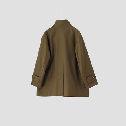 MILLED SERGE COAT
