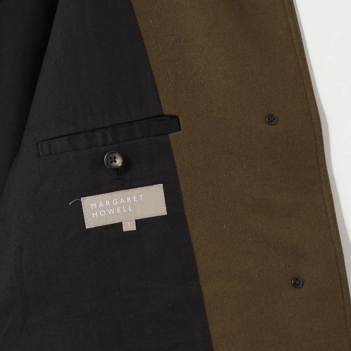 MILLED SERGE COAT