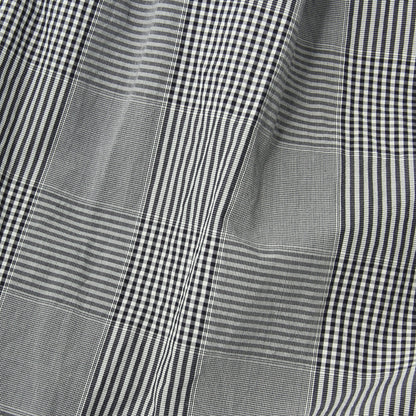 GINGHAM OVERCHECK COTTON SKIRT