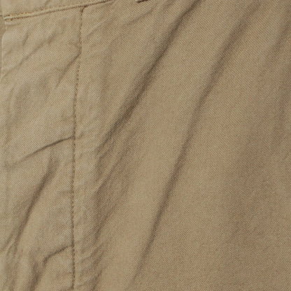 BRUSHED DRY COTTON CANVAS TROUSERS