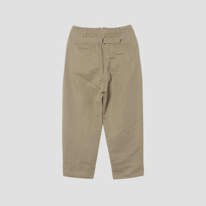 COTTON LINEN TWILL TROUSERS