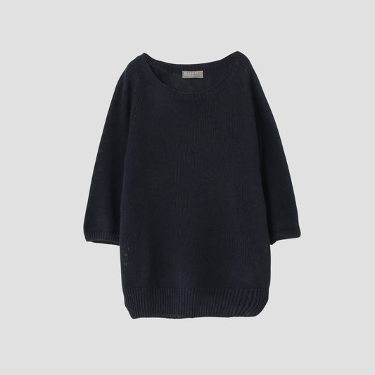 LINEN COTTON JUMPER KNIT