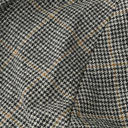 WINDOW PANE CHECK WOOL BLOUSON