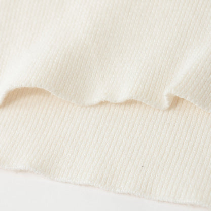 COTTON V NECK JUMPER KNIT