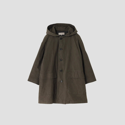 WATER REPELLENT LIGHT COTTON POPLIN COAT