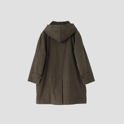WATER REPELLENT LIGHT COTTON POPLIN COAT
