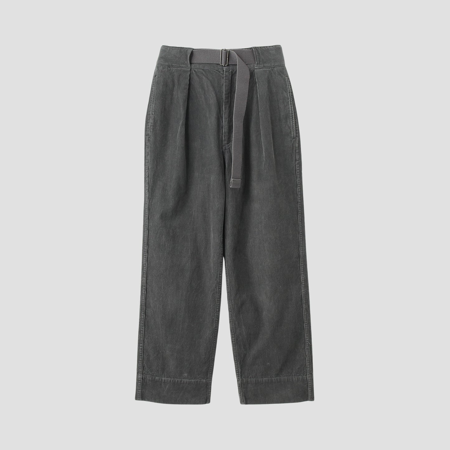 DRY COTTON NEEDLECORD TROUSERS
