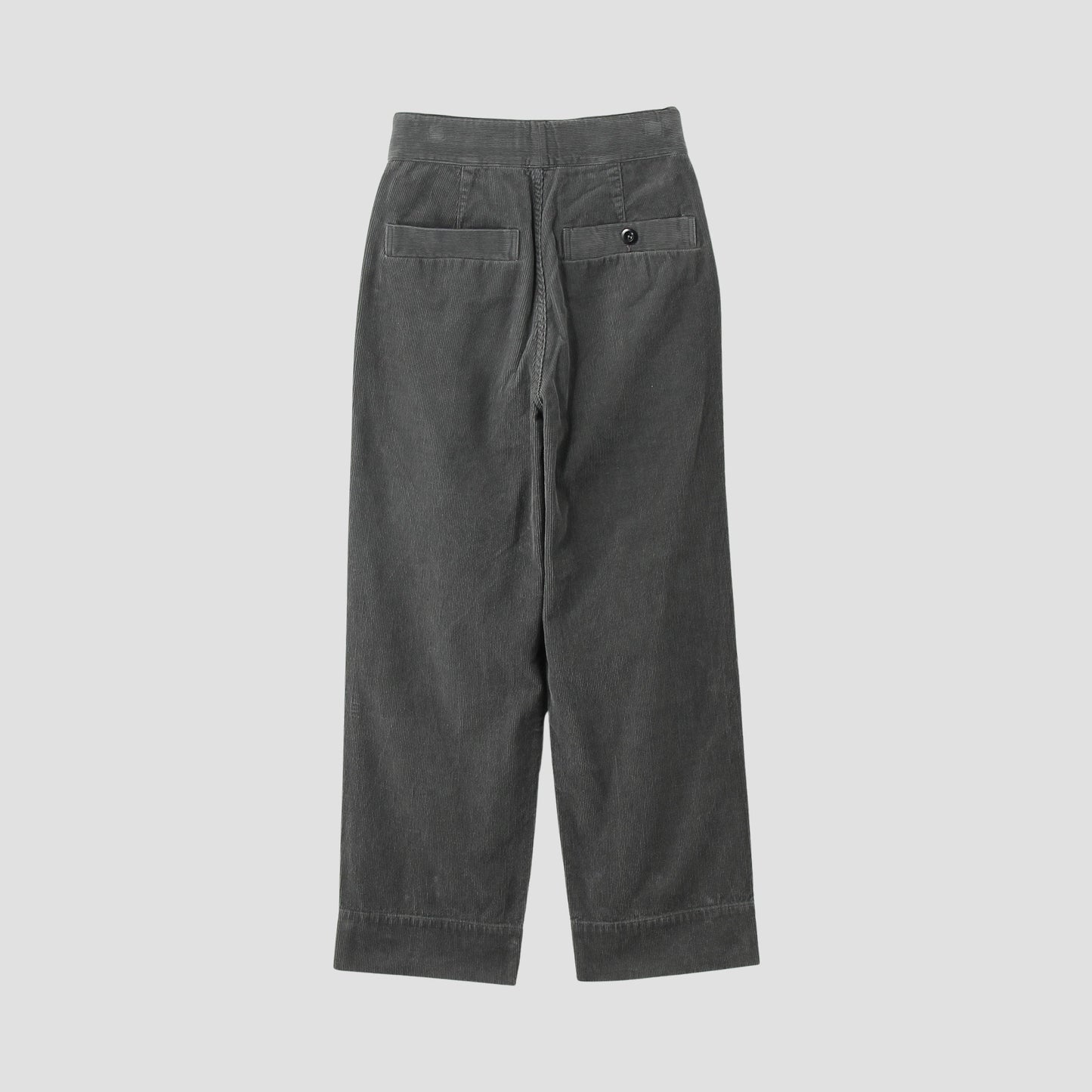DRY COTTON NEEDLECORD TROUSERS