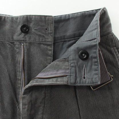 DRY COTTON NEEDLECORD TROUSERS