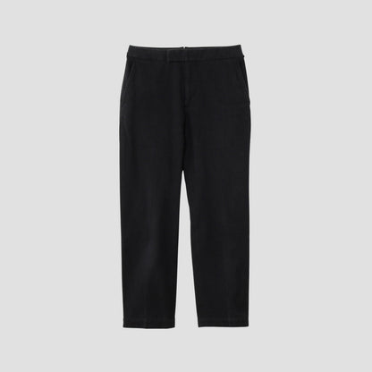 WASHED COTTON TWILL TROUSERS