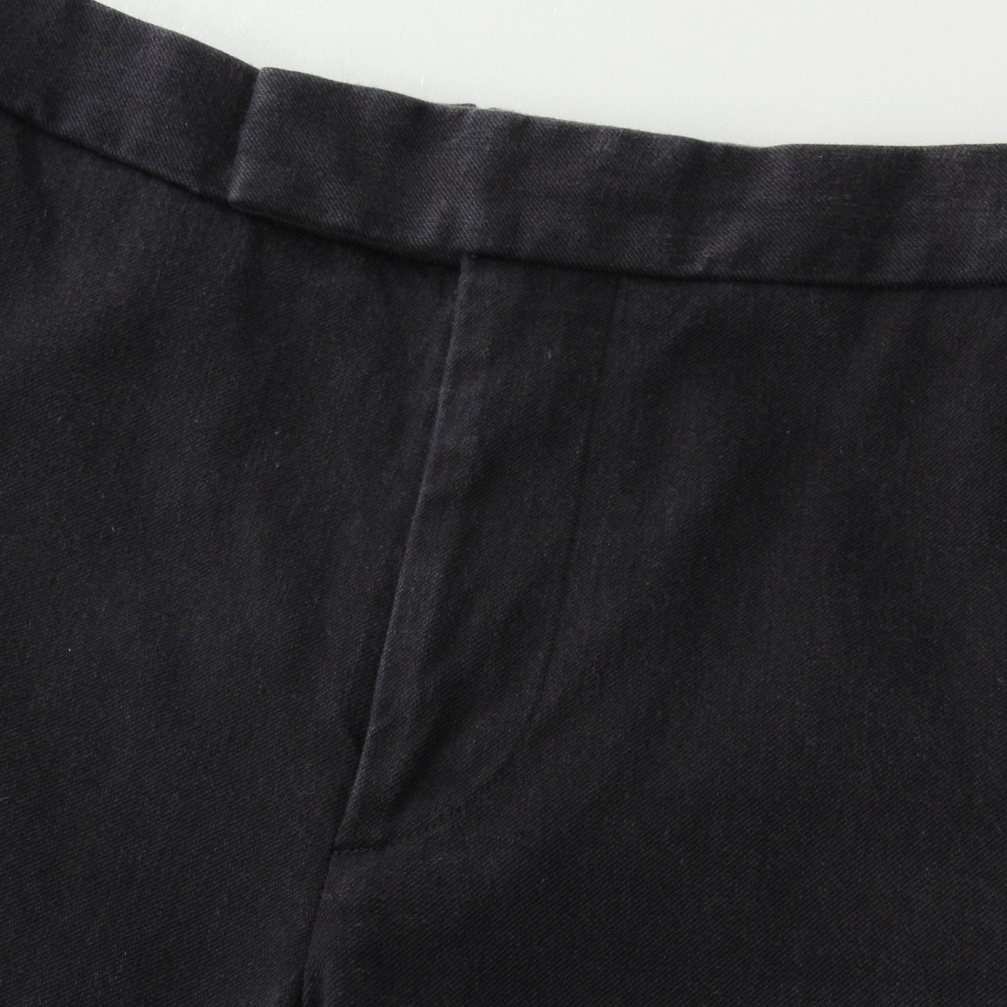 WASHED COTTON TWILL TROUSERS