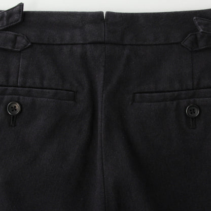 WASHED COTTON TWILL TROUSERS
