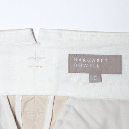 COTTON GABARDINE TROUSERS
