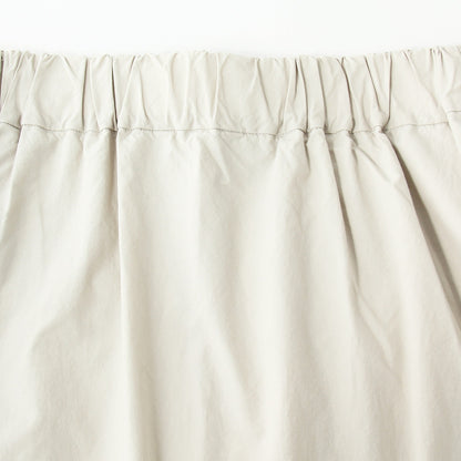WASHED COTTON POPLIN SKIRT