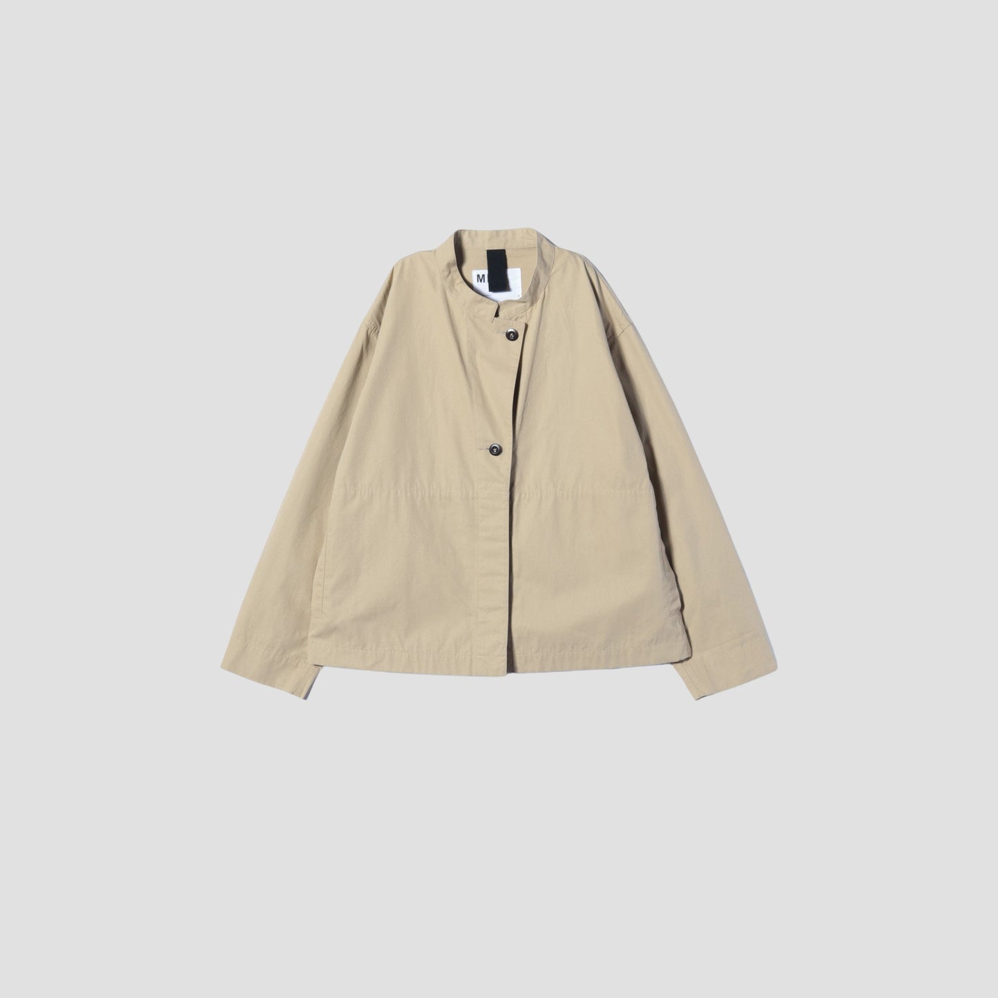 COMPACT COTTON PLAINWEAVE BLOUSON