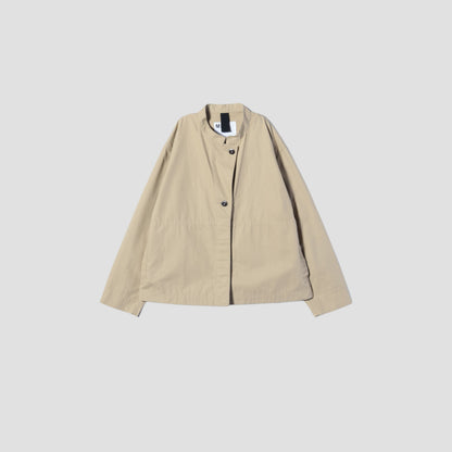 COMPACT COTTON PLAINWEAVE BLOUSON