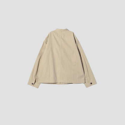 COMPACT COTTON PLAINWEAVE BLOUSON