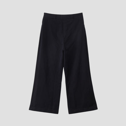 COTTON LINEN TWILL TROUSERS